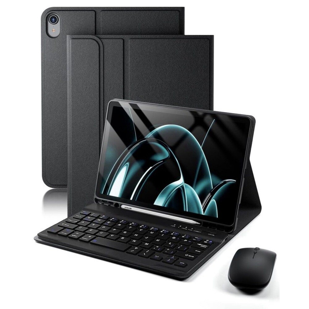 TUNKARMOR Keyboard Case For iPad Mini 7 A17 Pro Mini 6 8.3 In. W/ Mouse Magnetic